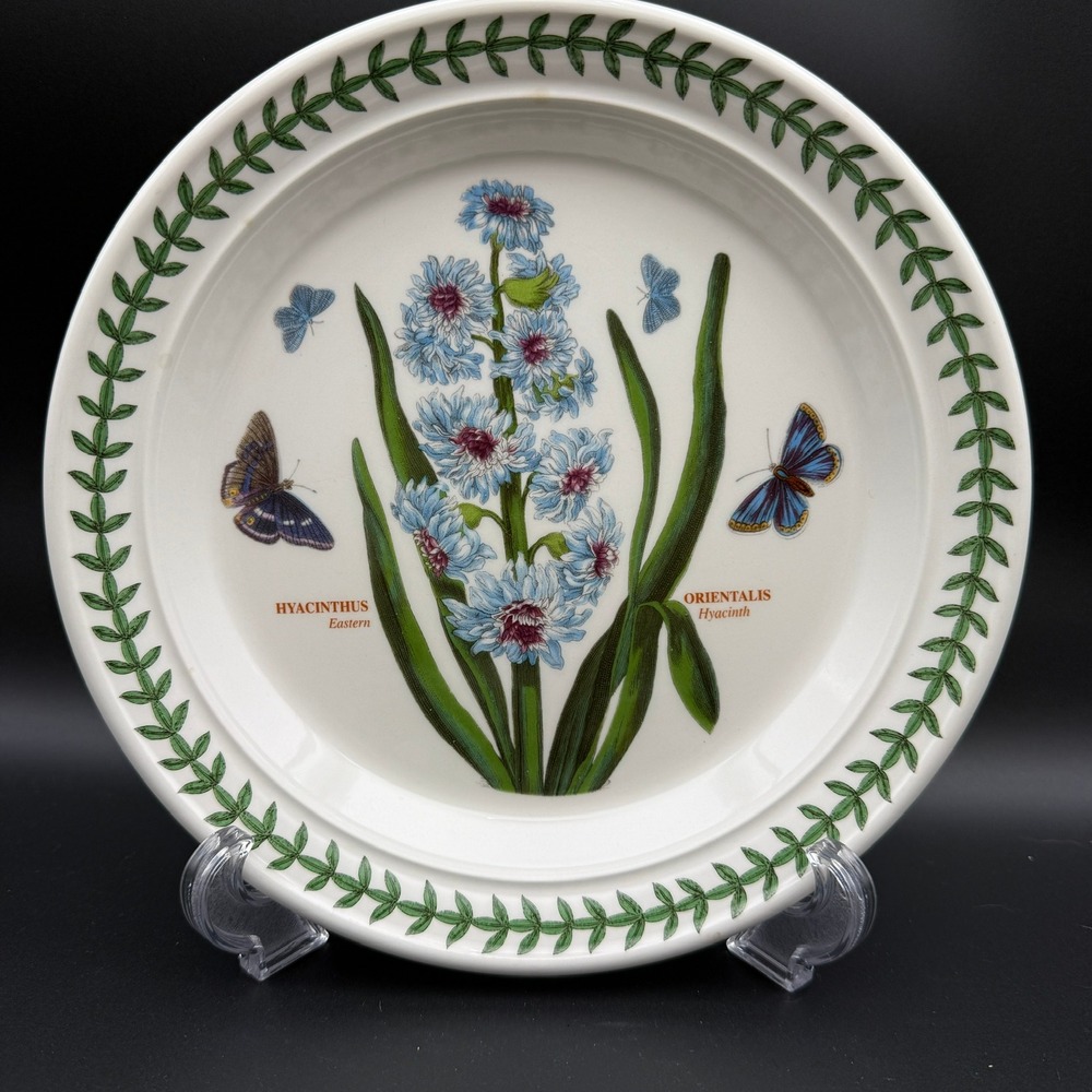 Portmeirion Botanic Garden Salad Plate 8.5" Hyacinth Blue Floral Cottage